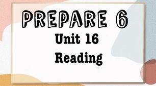 Prepare 6. Unit 16. Reading. "Our Animal Friends"