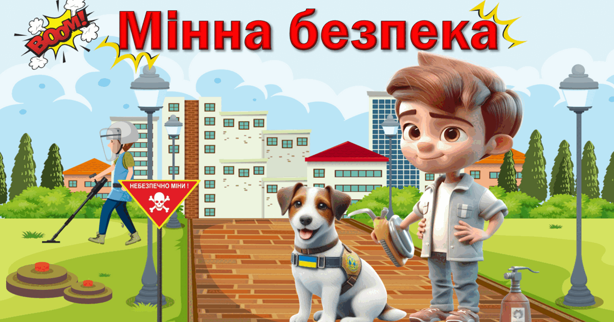 4 квітня - День мінної безпеки. Презентація "Мінна безпека. Україна 2024" | . Виховна робота
