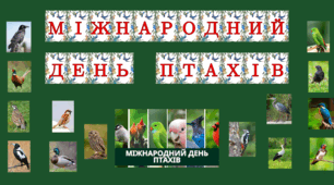Набір матеріалів  "  Міжнародний день птахів!"