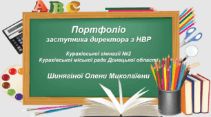 Портфоліо заступника директора з НВР
