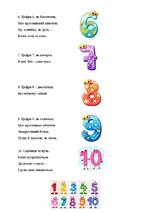 Вірші про цифри 1-10 для першокласників | . НУШ