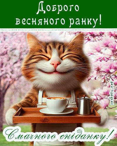 Доброго весняного ранку! Чарівні картинки, які надихнуть на нові звершення!