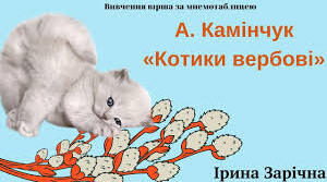 Вивчення вірша А. Камінчука "Котики вербові"