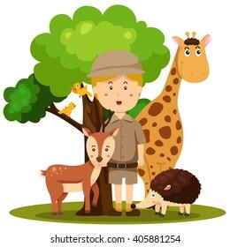 587 Zoo Keeper Cartoon Images, Stock Photos, 3D objects, & Vectors | Shutterstock