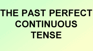  The Past Perfect Continuous Tense