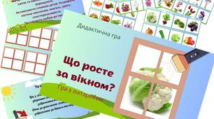 Дидактична гра " Що росте за вікном?" (гра з ліхтариком)