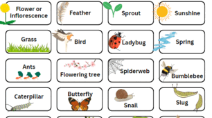 Робочі аркуші англійською / Worksheets  / Квест "Spring Scavenger Hunt!"