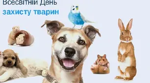  4 жовтня -Всесвітній день захисту тварин.