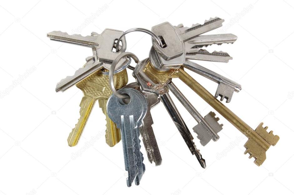 Bunch of keys from doors Stock Photo by ©NatalyaA 2633534