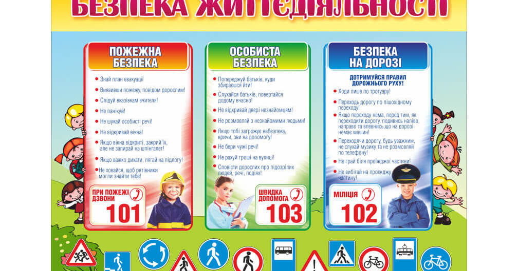 Тематика бесід (занять) з безпеки життєдіяльності учнів | Інші ...