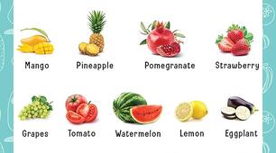 Fruits and vegetables