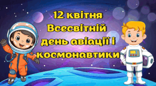 Інтерактивна анімована Презентація - гра "12 квітня Всесвітній день космонавтики та авіації"