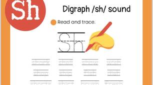 Англійська мова | Handwriting Colouring English Phonics Digraph