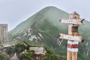 Carpathian mountains in Ukraine
