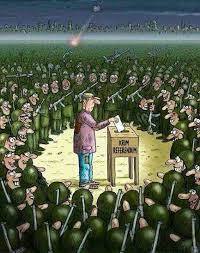 Карикатура на вибори в Криму » Анекдоти UA
