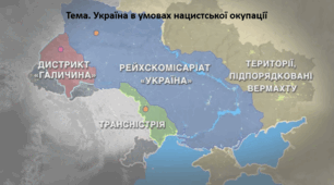 Історія України 10 клас. Презентація "Україна в умовах нацистської окупації"