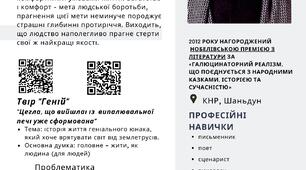 Резюме письменника , філософа, поета Мо Яня
