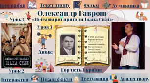 Інтерактивний плакат "О. Гаврош "Неймовірні пригоди Івана Сили"