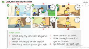 Quick mInds 3 unit 9 lesson 2 Our daily tasks