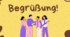 Урок на тему "Begrüßung"