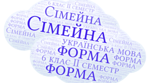 Підсумкова контрольна робота. Українська мова(сімейна форма). ІІ семестр. 6 клас. НУШ