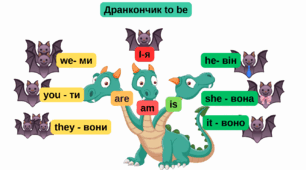Казка про "Дранкончика Тобі"(to be)