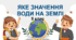 Практична робота "Яке значення води на Землі". 5 клас