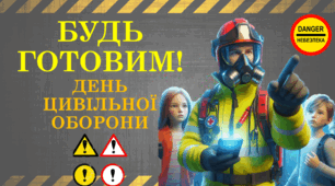 Тиждень цивільної оборони. Презентація "БУДЬ ГОТОВИМ". Види небезпек. День цивільного захисту. Для учнів 2-6 класів