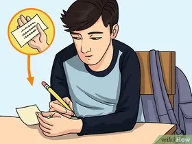 9 Ways to Cheat on a Test Using a Desk - wikiHow
