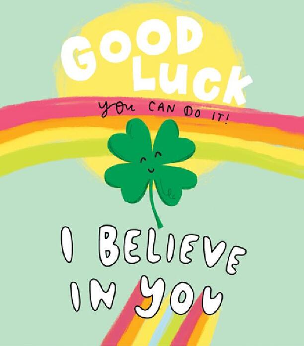The Happy News - Good Luck– Postmark