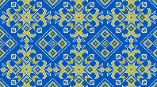 "Українські орнаменти" (ромбовидні) Набір рамок (кругові), паттернів, елементів для створення власних рамок, композицій, дизайнів