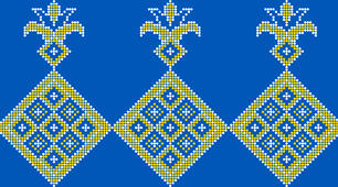 "Українські орнаменти" Набір рамок (кругові, квадратні), елементів для створення власних рамок, композицій, дизайнів