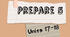 Prepare 5. Units 17-18