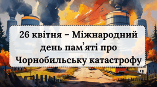 26 квітня – Міжнародний день памʼяті про Чорнобильську катастрофу - презентація