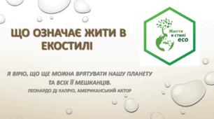 Що означає жити в екостилі