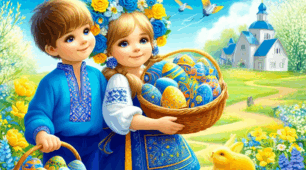 Ілюстрації "Великодні постери на стіну"