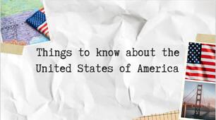 Англійська мова | Things to know about the United States of America