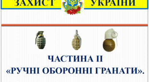 Презентація «Ручні гранати та їх застосування. Частина ІІ. Ручні оборонні гранати»