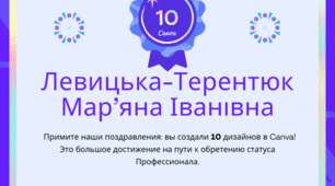 Ногорода  на Canva за 10 створених дизайнів