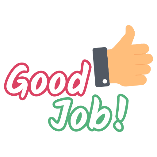 Good job Stickers - Free business and finance Stickers