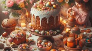Ілюстрації до свята "Великдень"