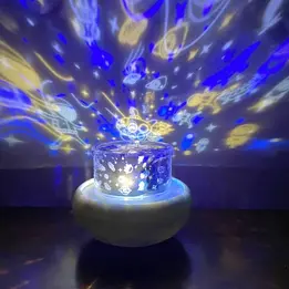 Проектор - ночник "Желудь" белый + 5 сменных проекций 3DTOYSLAMP - изображение 1