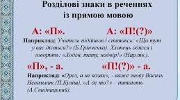 Складне речення. Пряма мова. Діалог.