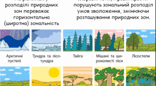 Які бувають природні комплекси. 6 клас. НУШ