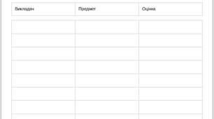 Студентам | Таблиця для сесії