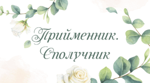 Прийменник. Сполучник
