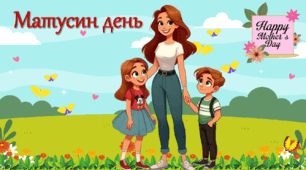 Інтерактивна анімована презентація: "Матусин день"до свята "День матері" - 12 травня 2024