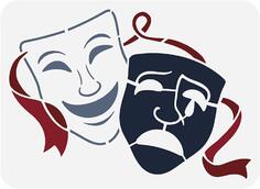 FINGERINSPIRE Stencil per maschere teatrali, 29,7 x 21 cm, riutilizzabili, stile commedia, per teatro, teatro, musa, greco, muse, legno, mobili, tessuto e carta : Amazon.it: Fai da te