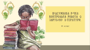 Підсумкова річна контрольна робота