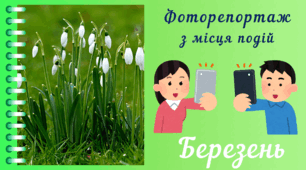 Фоторепортаж з мiсця подiй - БЕРЕЗЕНЬ. Спостереження за природою